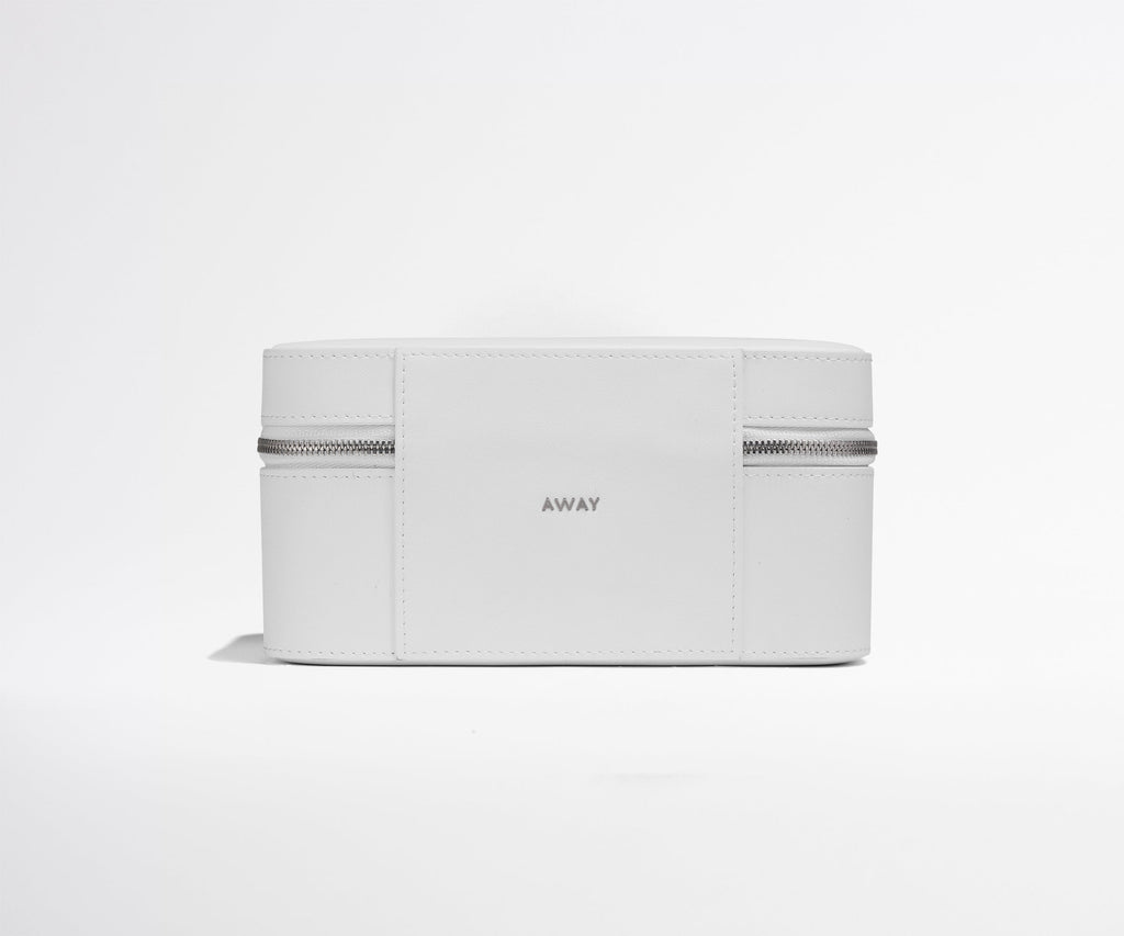 Away Keepsake Jewelry Case in Pearl White