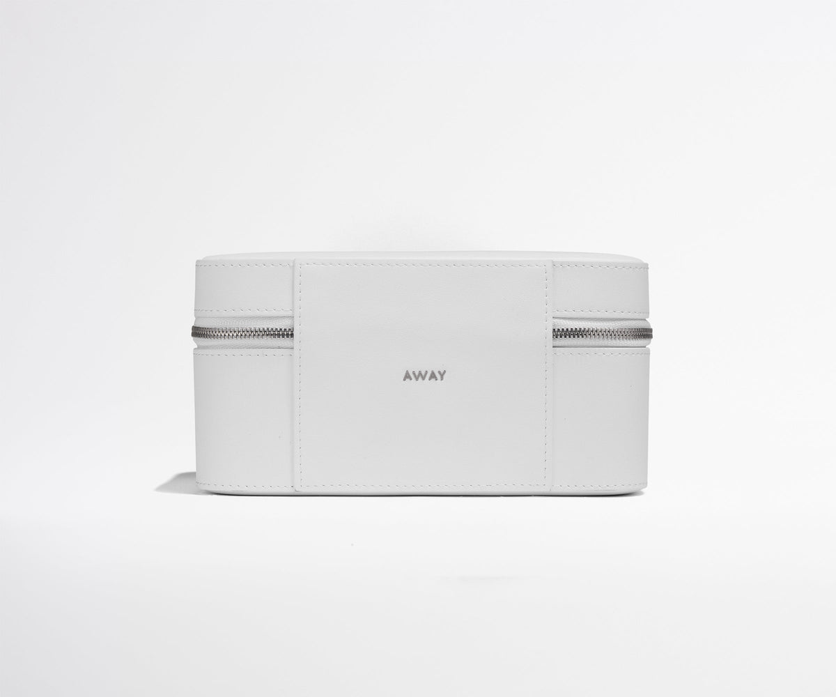Away Keepsake Jewelry Case in Pearl White