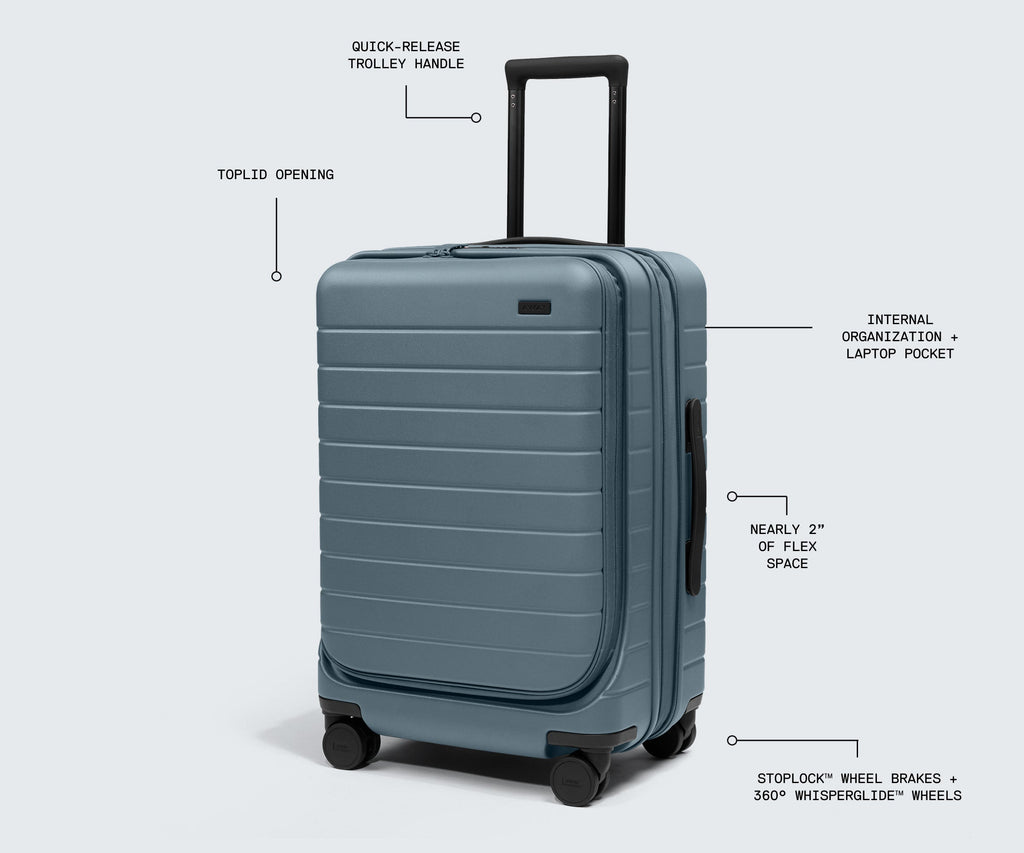 Away Topside Bigger Carry-On Suitcase - Cruise