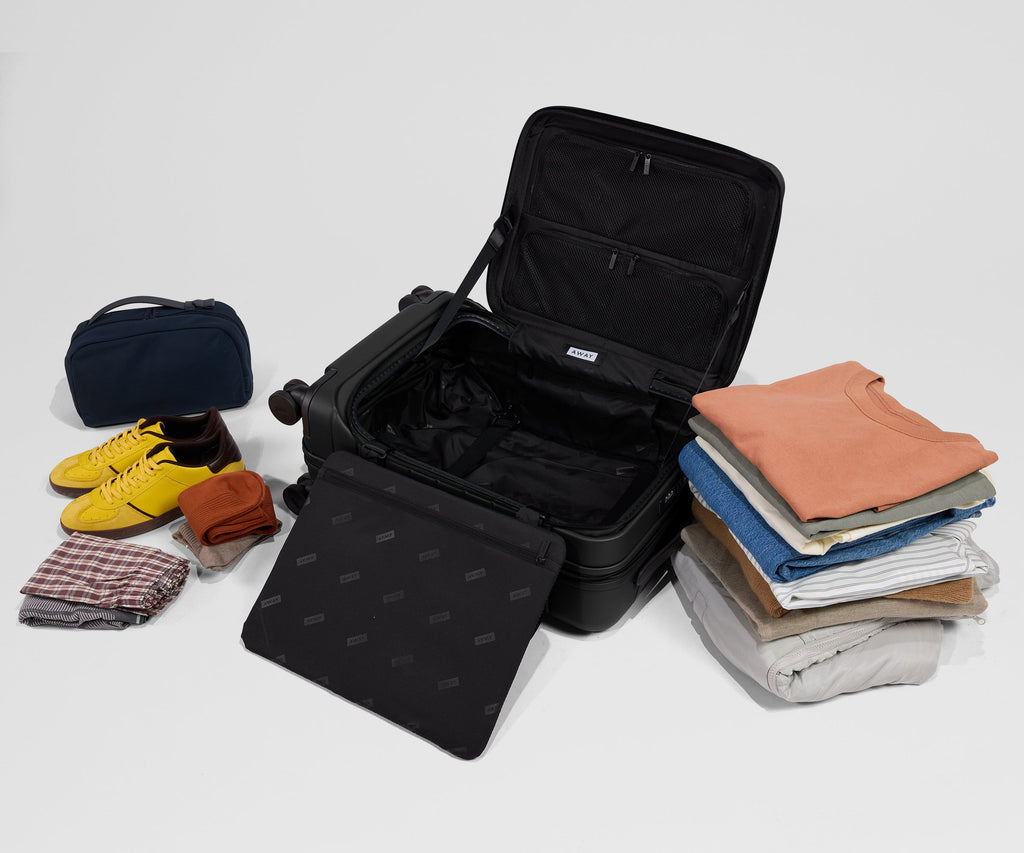 Away Topside Bigger Carry-On Suitcase - Jet Black