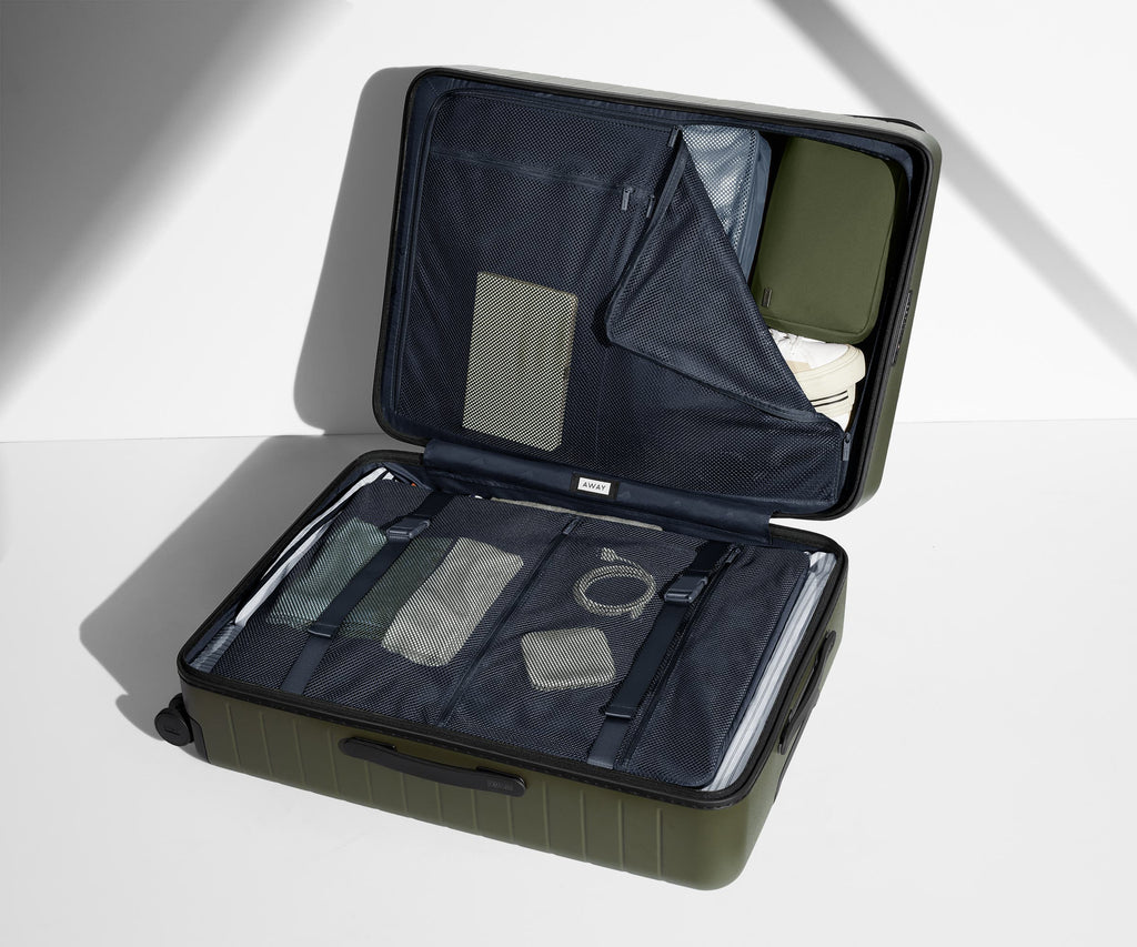 Away The Large Suitcase - Olive Green