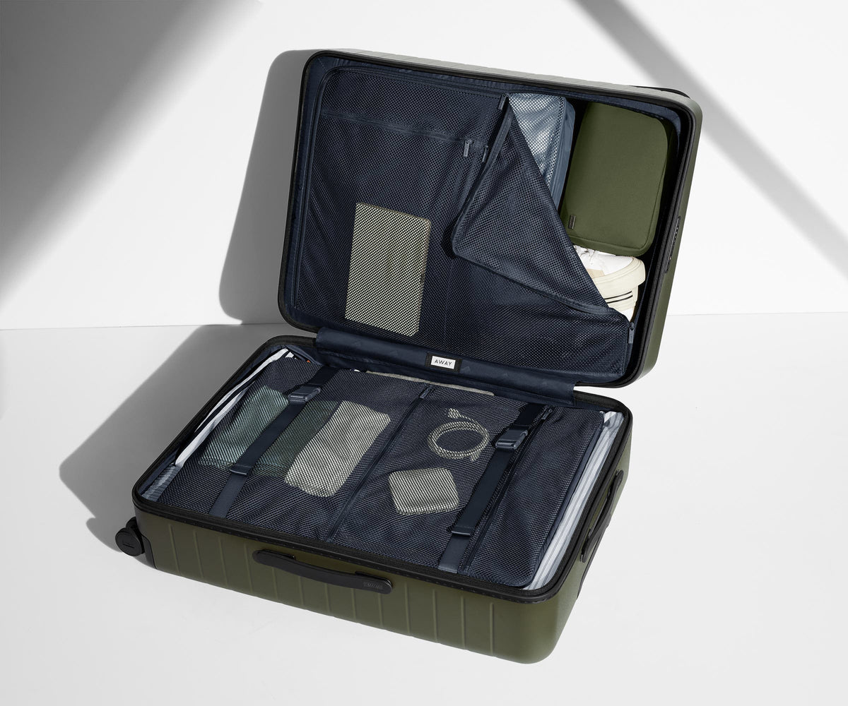 Away The Large Suitcase - Olive Green