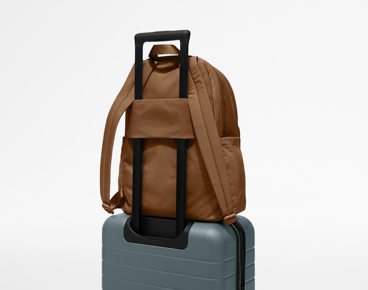 Away Large Featherlight Backpack in Amaro Brown