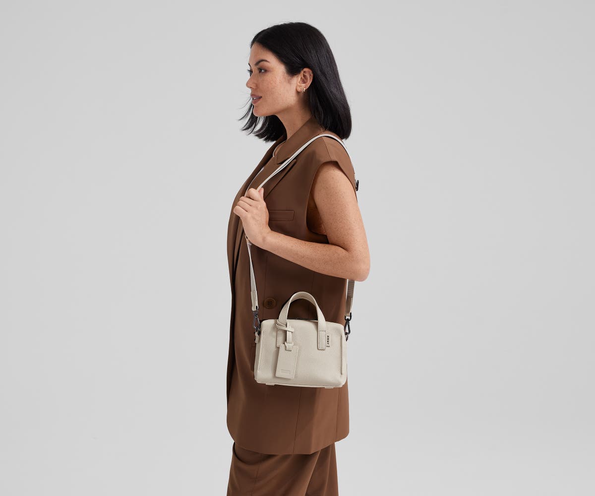 Away Mini Everywhere Bag Travel Accessory - Cream White