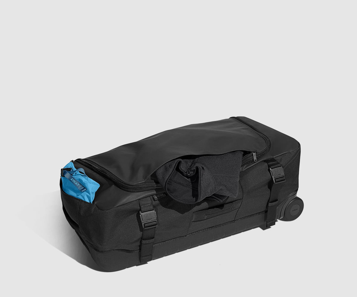 Away Active Rolling Duffle 85L Duffel Bag - Jet Black