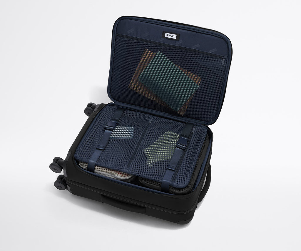 Away Softside Bigger Carry-On Suitcase - Jet Black