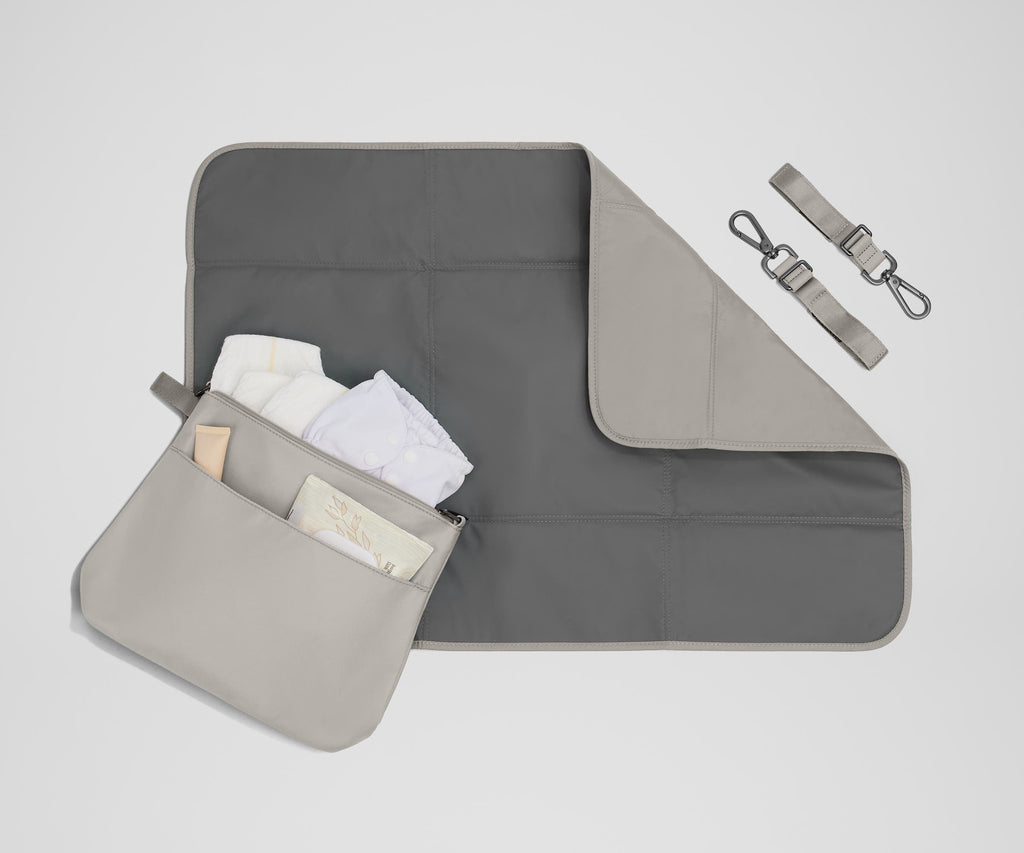 Away The Double Diaper Backpack Diaper Bag - Cloud Gray
