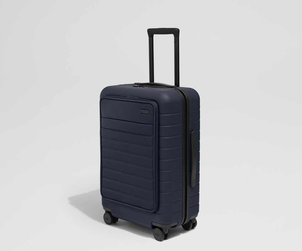 Away The Executive Bigger Carry-On Suitcase - Navy Blue