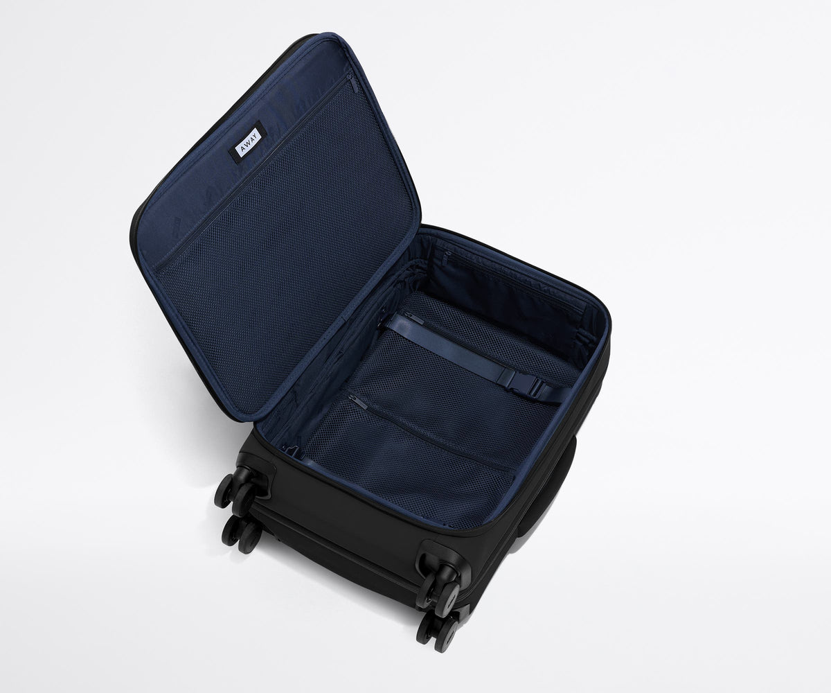 Away Softside Bigger Carry-On Suitcase - Jet Black