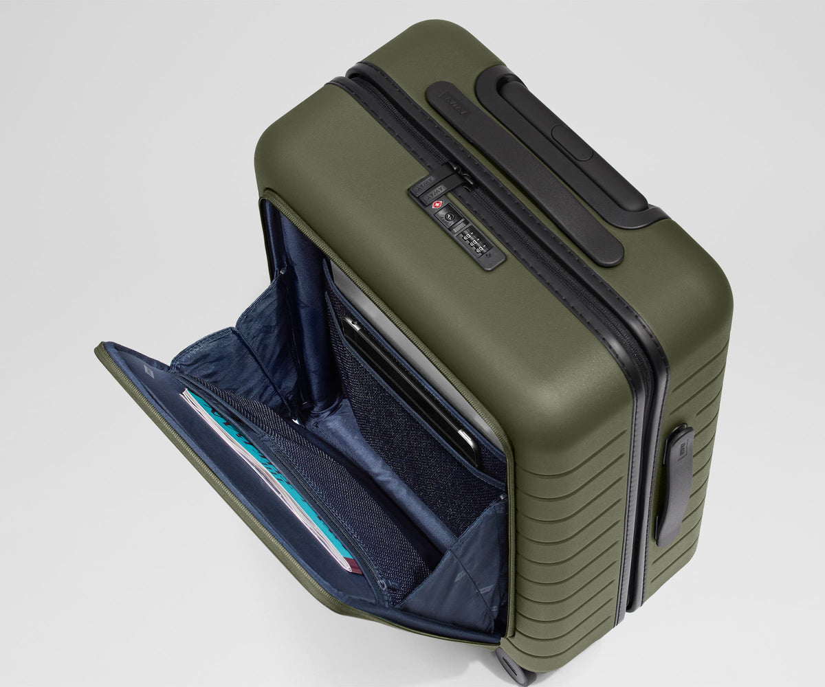 Away The Executive Bigger Carry-On Suitcase - Olive Green