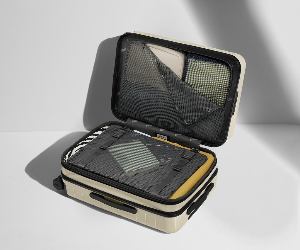 Away The Bigger Carry-On Suitcase - Cream White