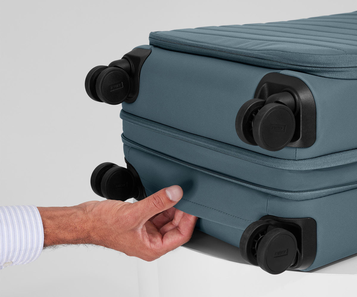 Away Softside Bigger Carry-On Suitcase - Coast Blue