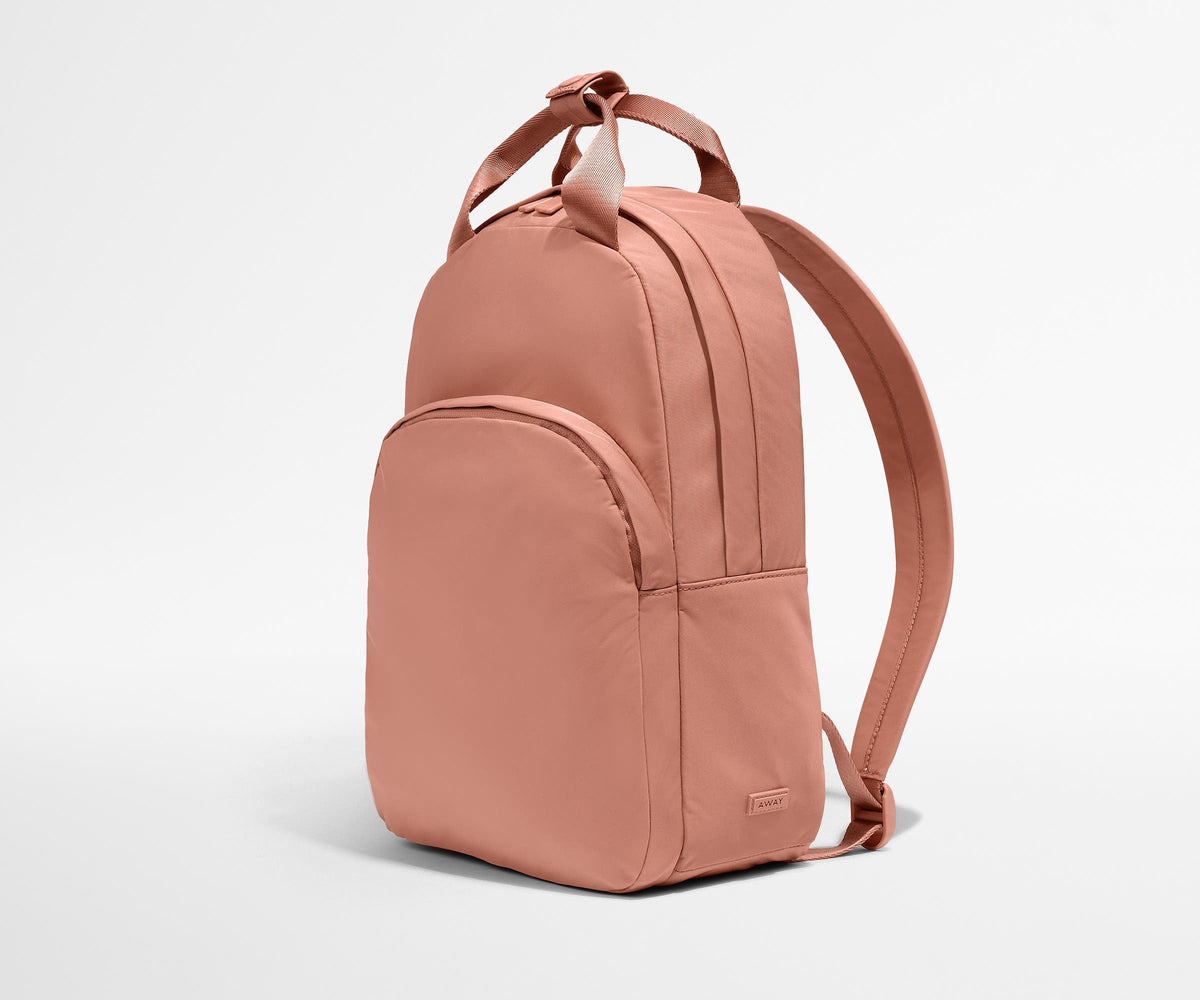 Away Featherlight Backpack in Clay Pink