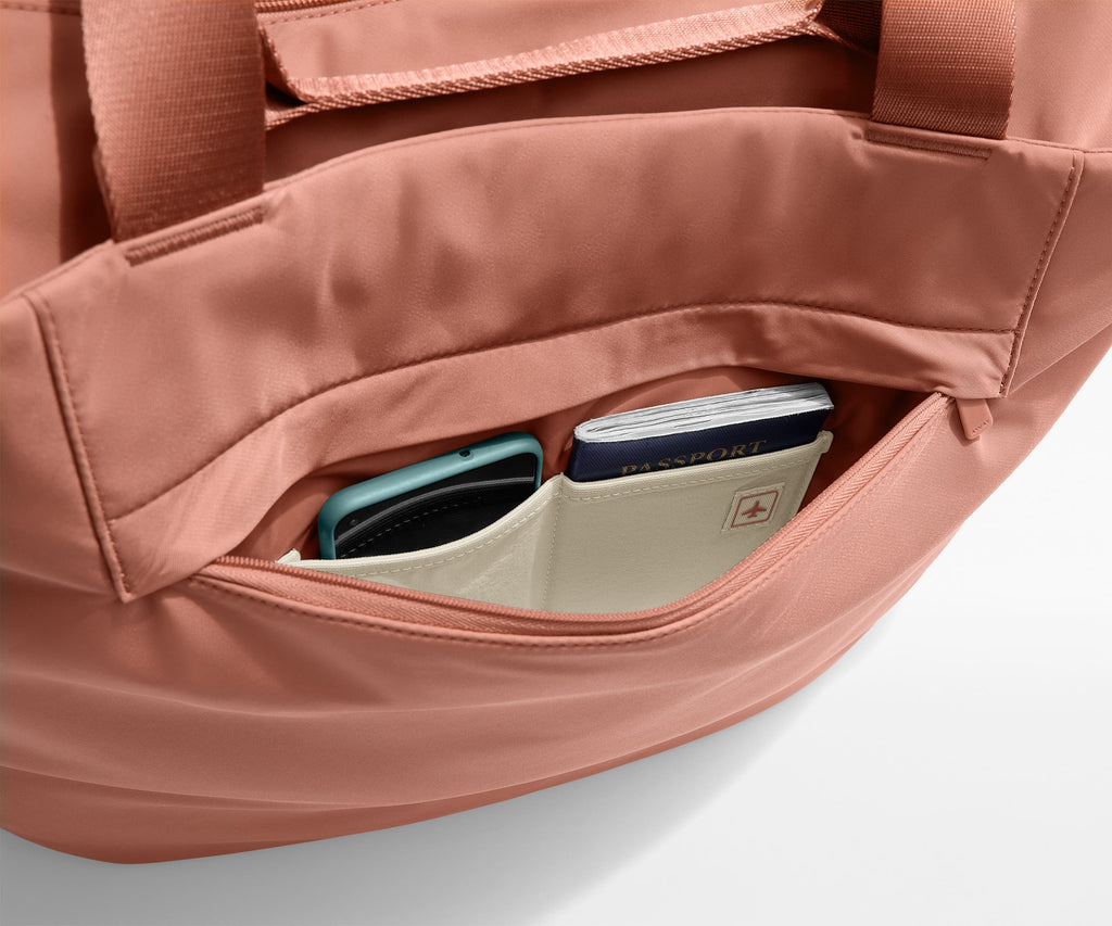 Away Large Featherlight Tote Tote Bag - Clay Pink