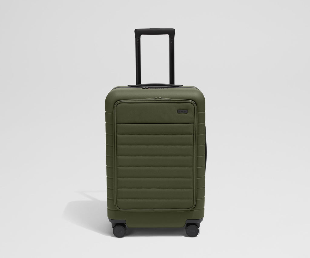 Away The Executive Bigger Carry-On Suitcase - Olive Green
