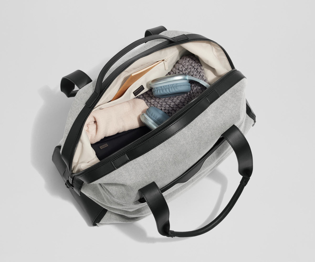 Away Transit Canvas Weekender Crossbody Bag - Transit Canvas Black