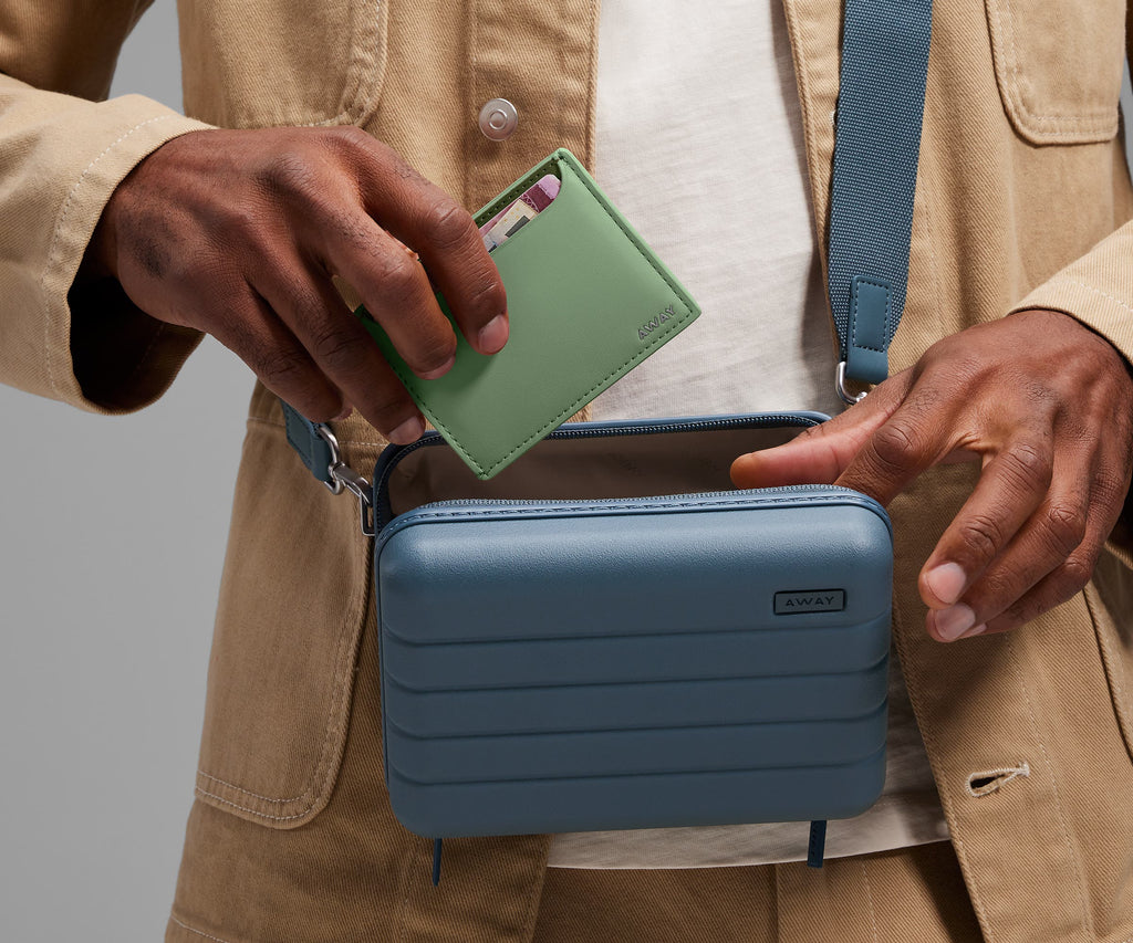 Away Card Case Travel Accessory - Sea Green