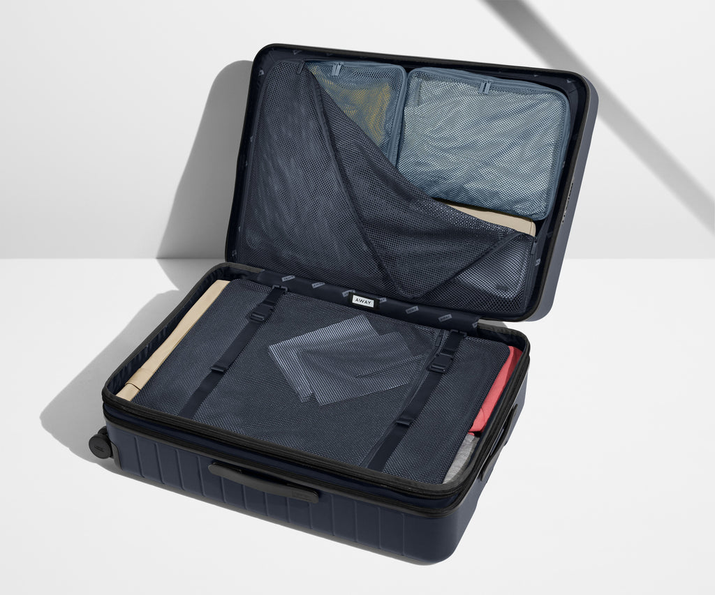 Away The Large Flex Suitcase - Navy Blue