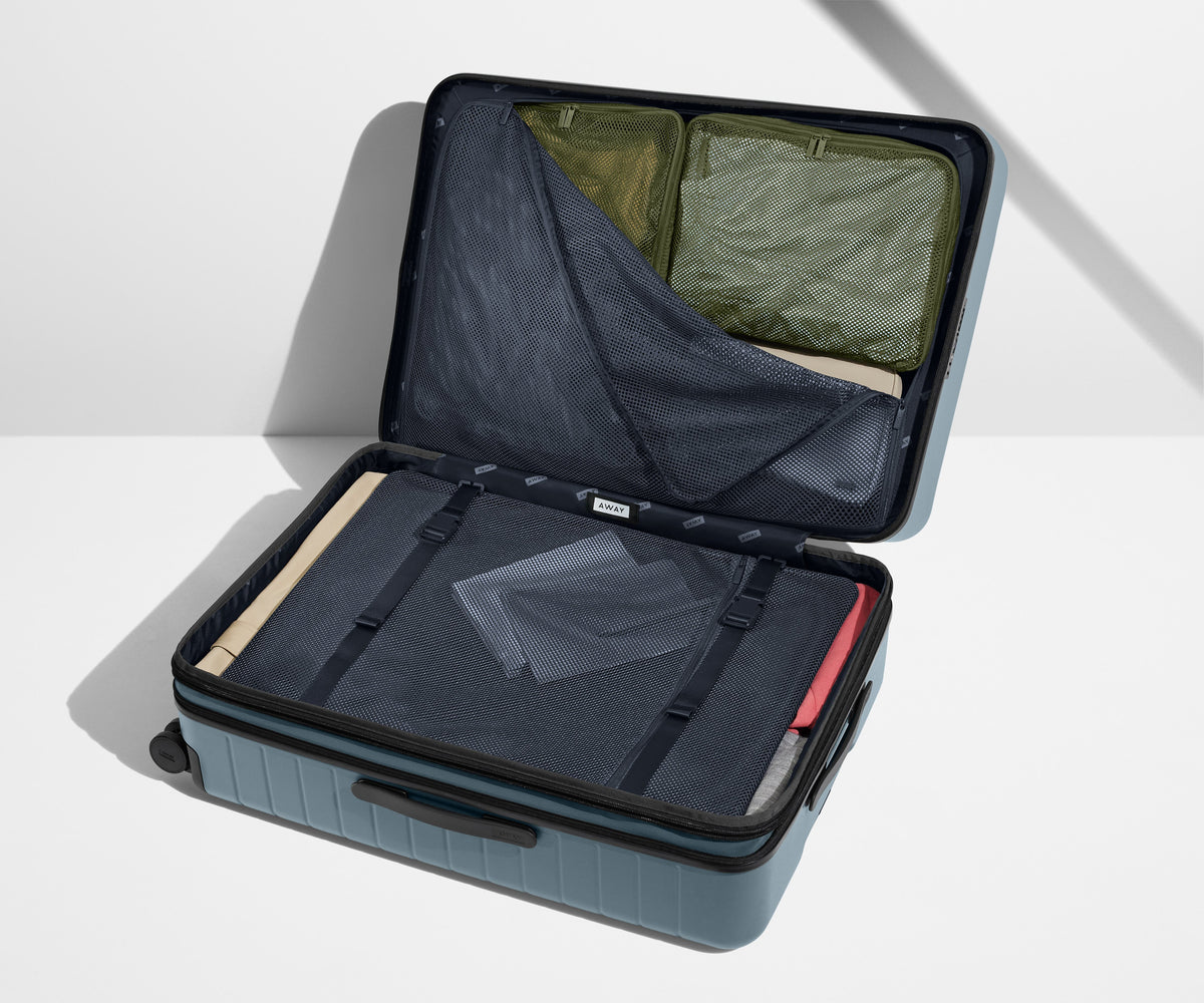 Away The Large Flex Suitcase - Coast Blue