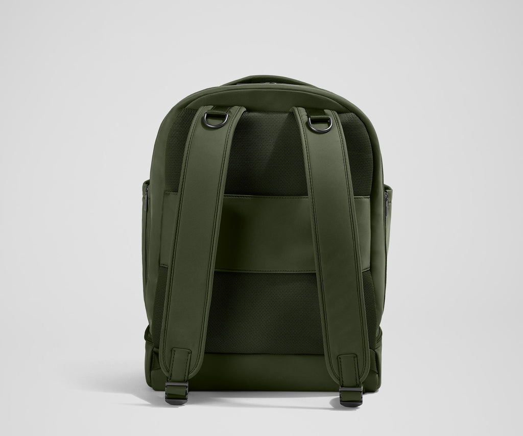 Away The Double Diaper Backpack Diaper Bag - Olive Green