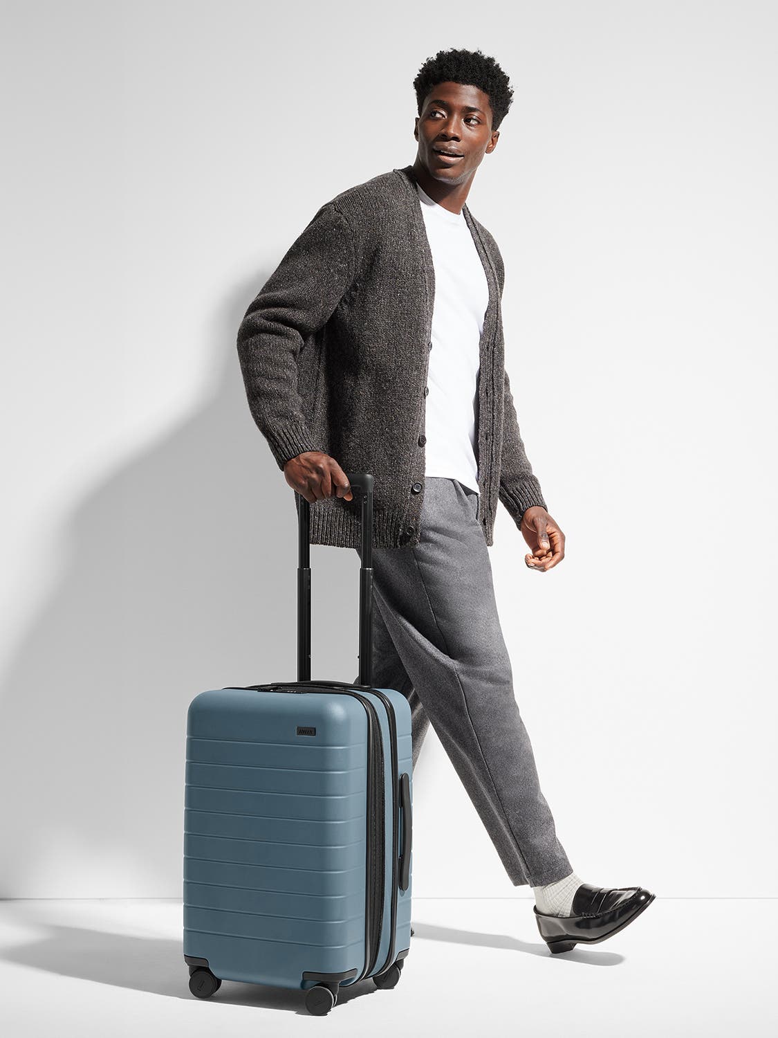 Away The Carry-On Flex Suitcase - Coast Blue (DTM)