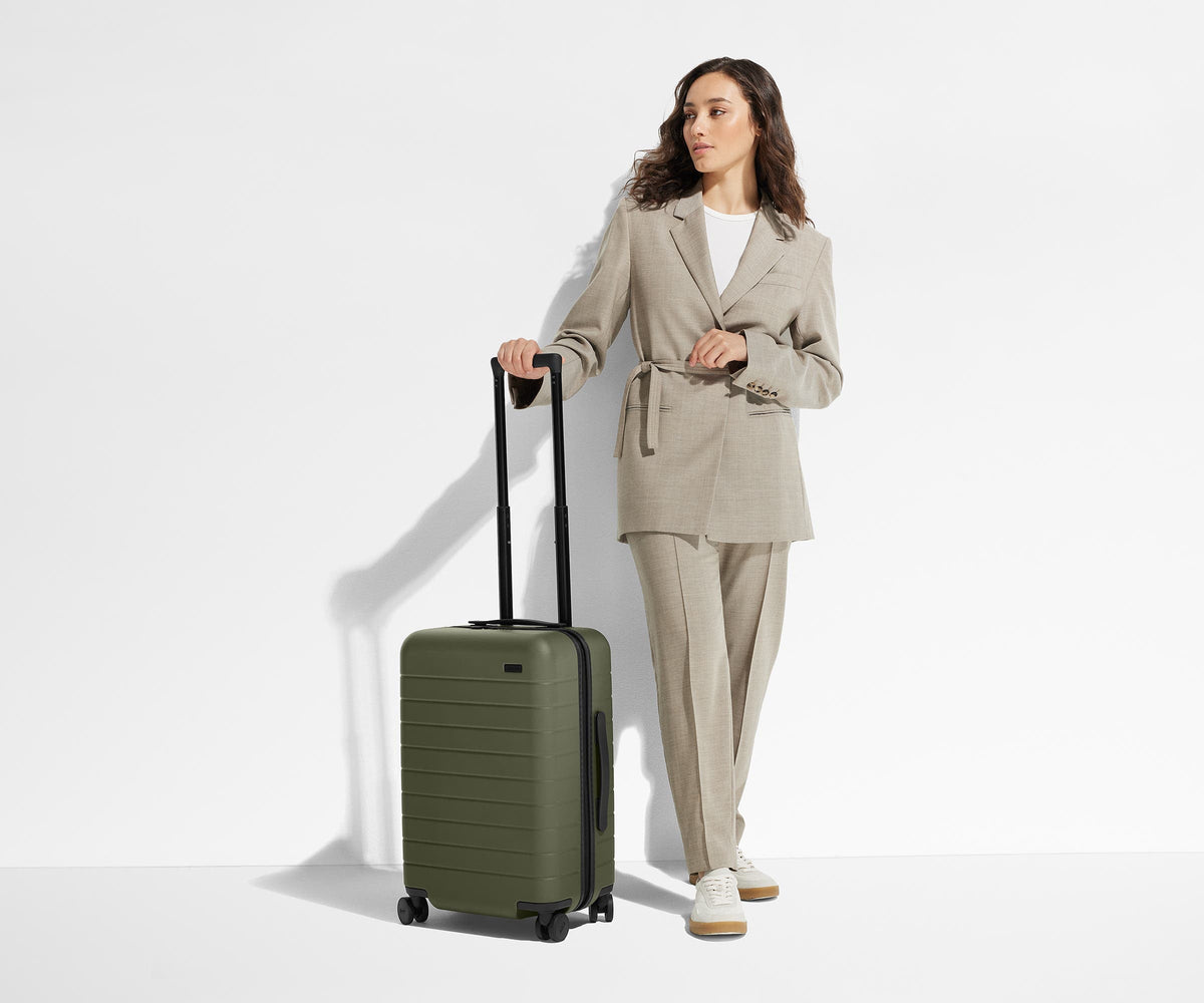 Away The Carry-On Suitcase - Salt White (Gloss)