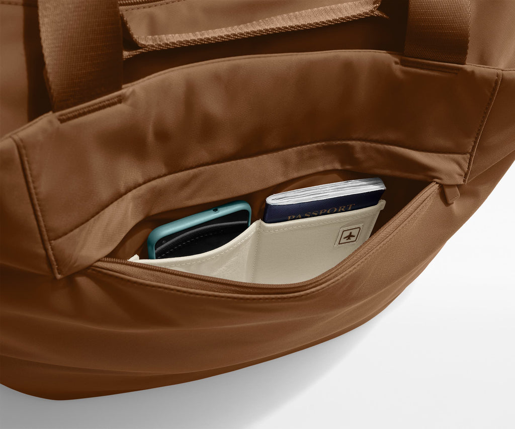 Away Large Featherlight Tote Tote Bag - Amaro Brown