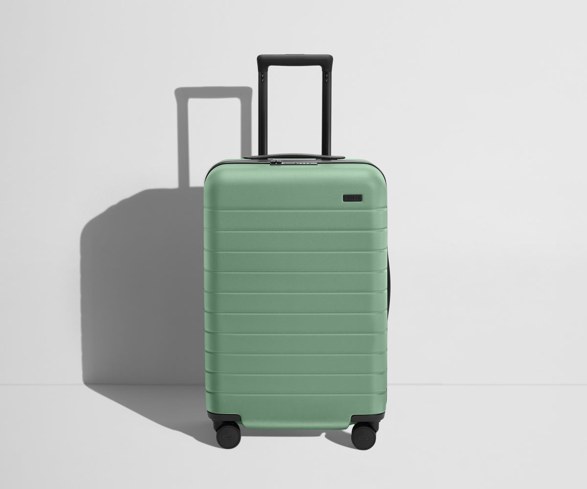 Away The Bigger Carry-On Flex Suitcase - Sea Green