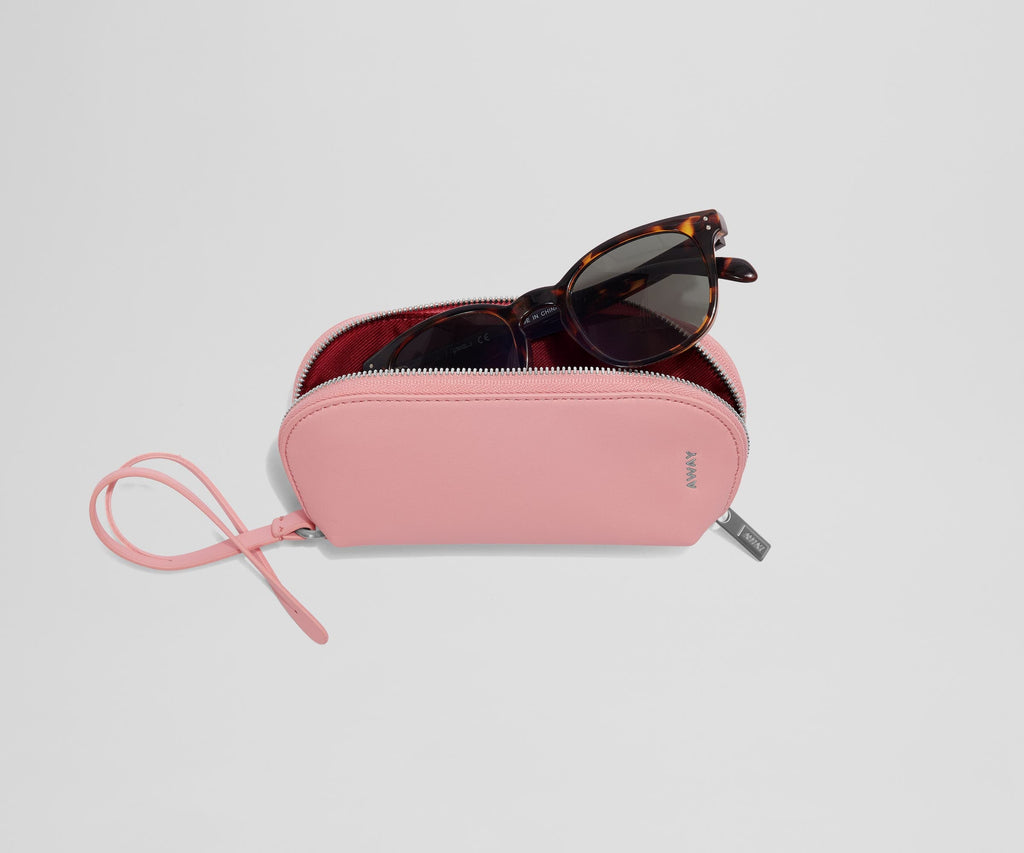 Away Sunglasses Pouch Travel Accessory - Flamingo Pink