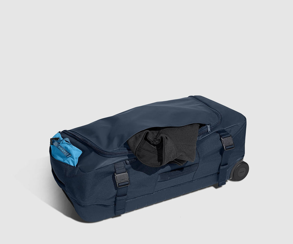 Away Active Rolling Duffle 85L Duffel Bag - Navy Blue