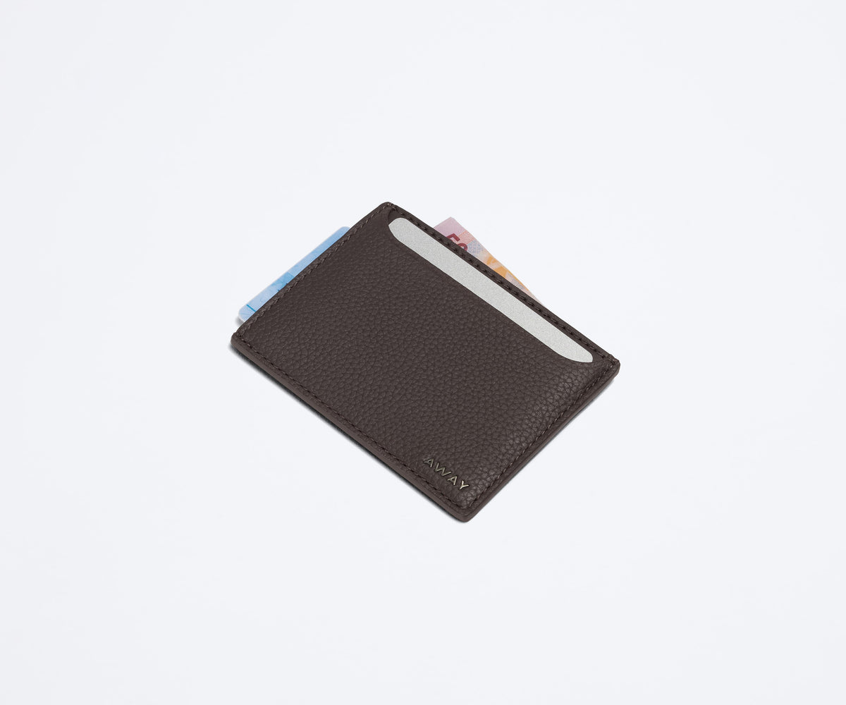 Away Card Case Travel Accessory - Espresso Brown