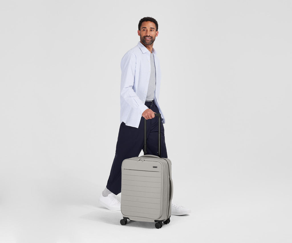 Away Softside Bigger Carry-On Suitcase - Cloud Gray