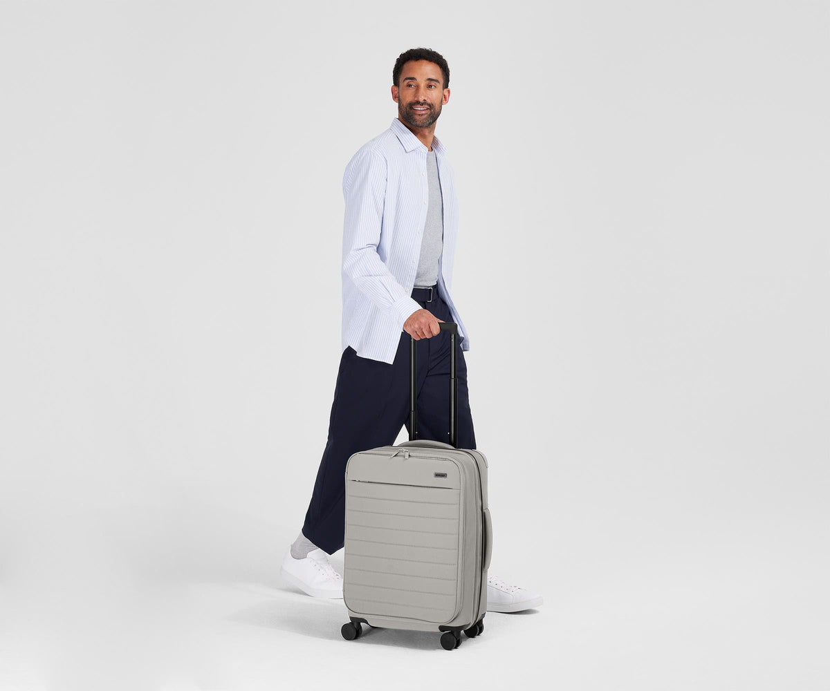 Away Softside Bigger Carry-On Suitcase - Cloud Gray