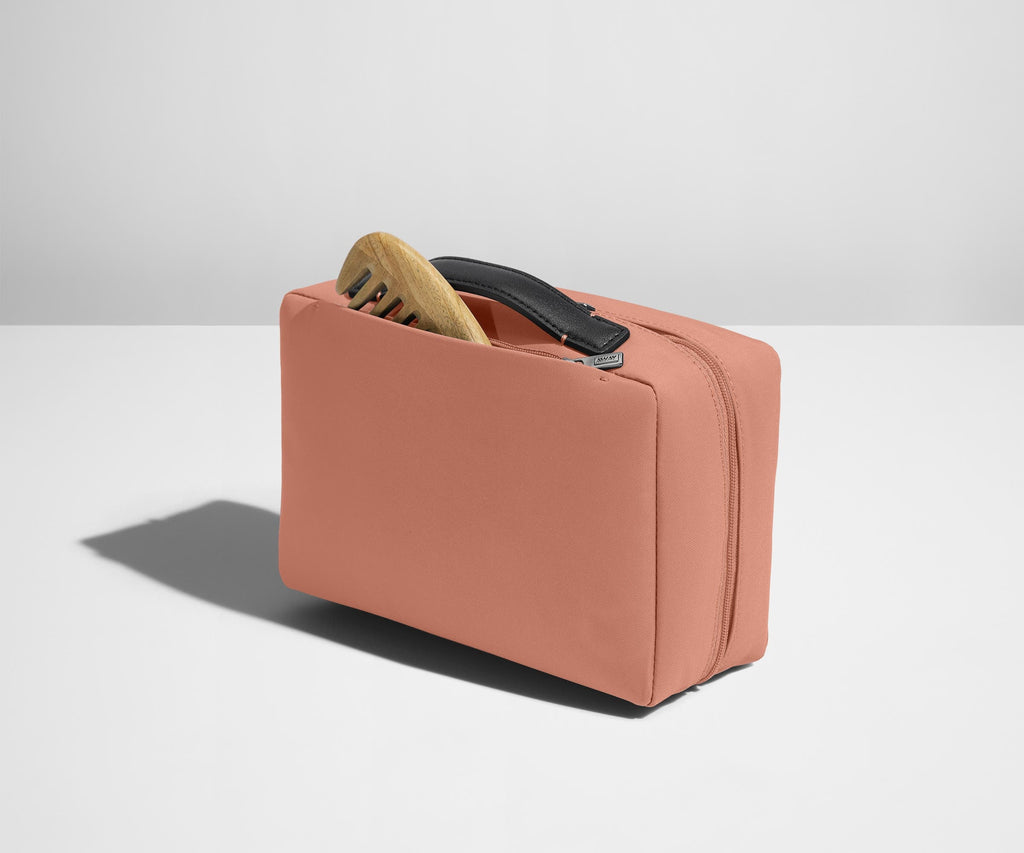 Away The Small Toiletry Bag in Clay Pink