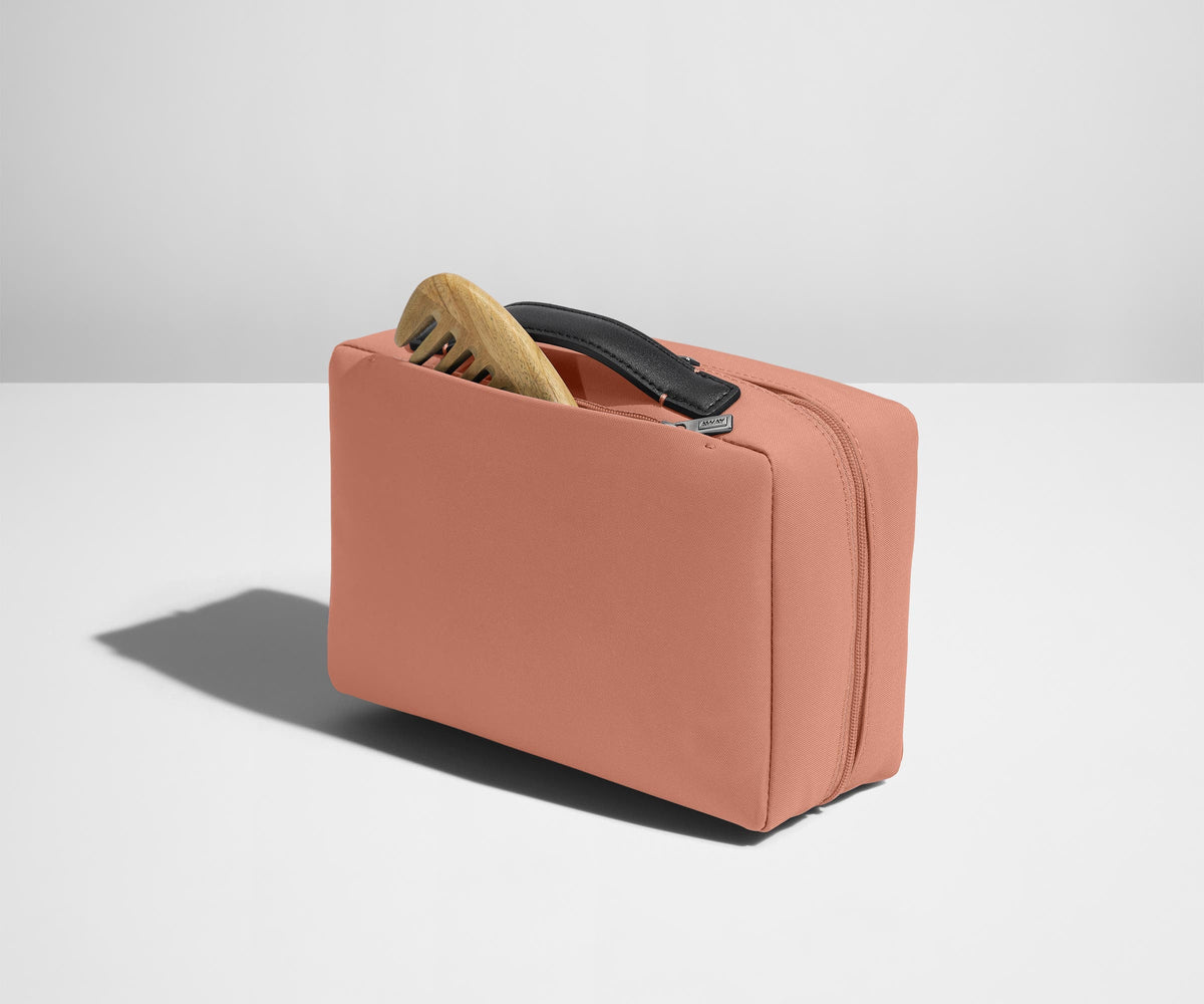 Away The Small Toiletry Bag in Clay Pink