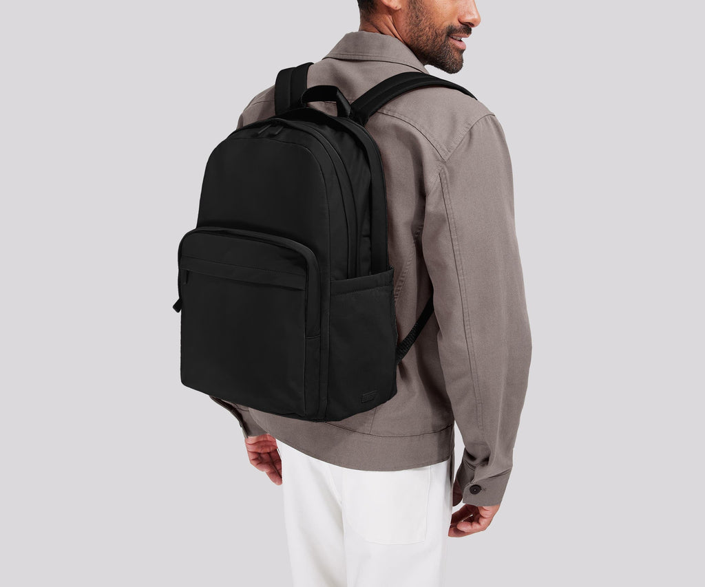 Away Large Featherlight Backpack in Jet Black