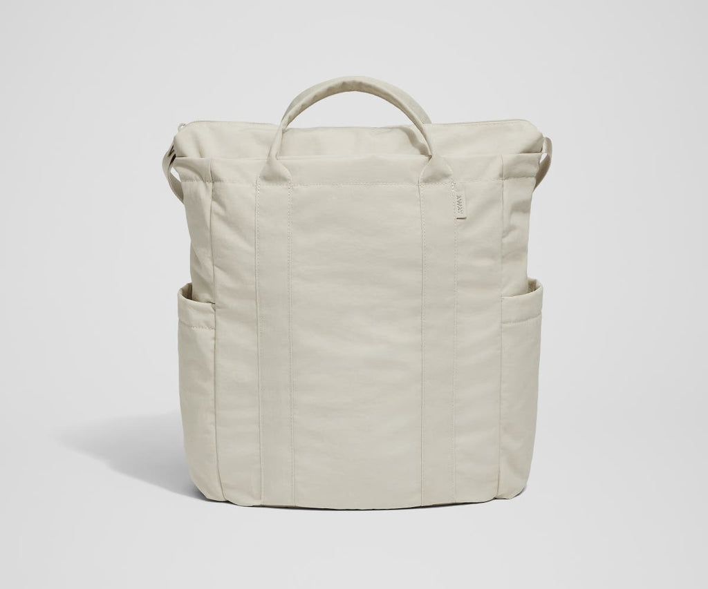 Away Courtside Tote Tote Bag - Salt White Textured Nylon